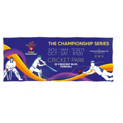 Sublimated Display Fabric Banner - 3m x 1.2m Branded